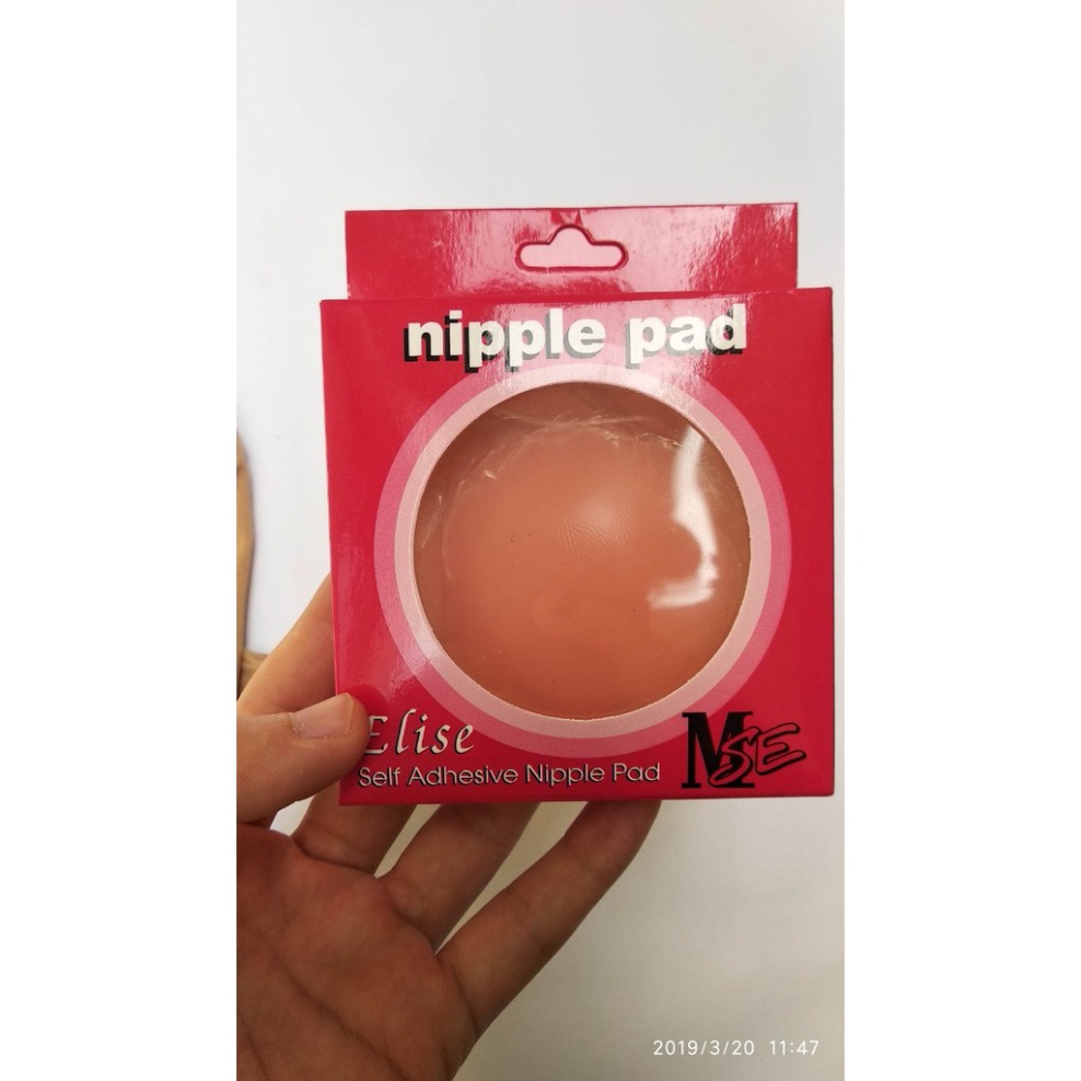 Miếng dán ti silicon hộp đỏ kích tấc 6.5cm Nội y xanh chất đẹp deal xịn sexy