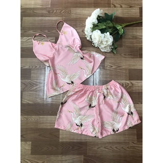 [Lụa Cực Mát]Đồ Bộ Nữ Ngủ Mặc Nhà Lụa Siêu Mềm Mại