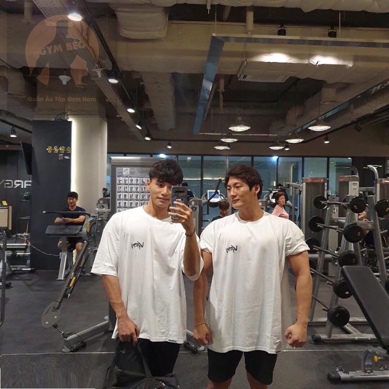 Áo thun gym oversize nam Verman thoáng mát, rộng rãi chất vải cotton