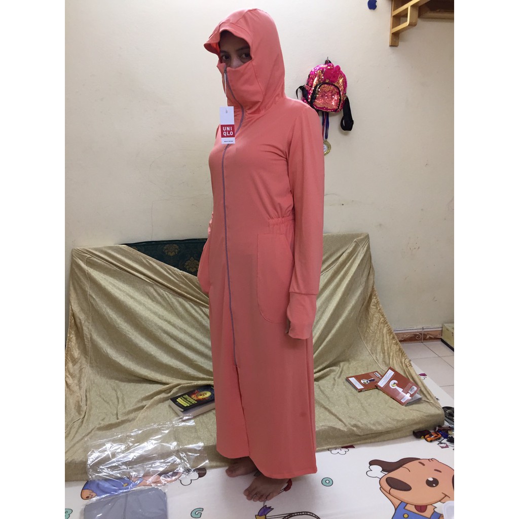 [XẢ KHO 3 NGÀY]Áo Chống Nắng Toàn Thân Thông Hơi Thoáng Mát Khẩu Trang Liền