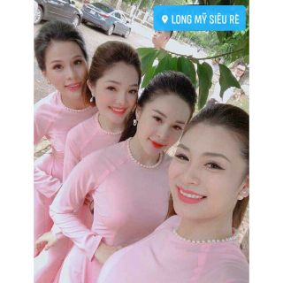 Áo dài bê lễ(1 set 6bộ gồm áo + quần + mấn)