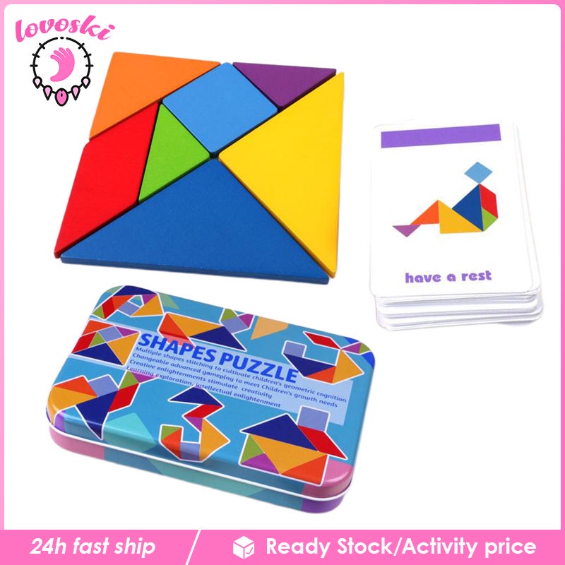 Bộ Đồ Chơi Ghép Hình Giáo Dục Phát Triển Trí Tuệ [Lovoski]