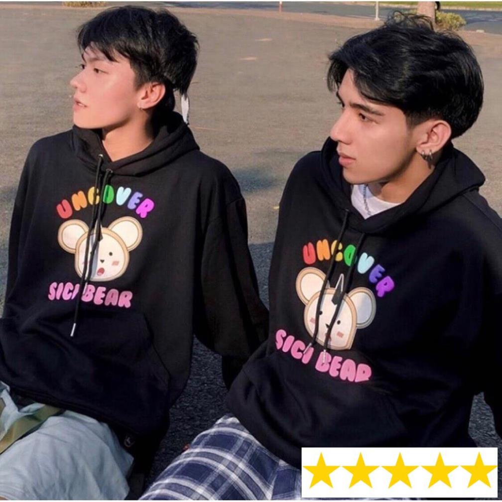 Áo hoodie Sici Uncover Full tag nam nữ 3 màu áo khoác nỉ hoodie uncover basic unisex