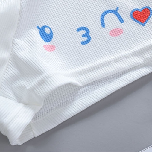 Quần Lót Boxer Vải Cotton In Hoạt Hình Dễ Thương Thời Trang Mùa Hè Cho Các Cặ