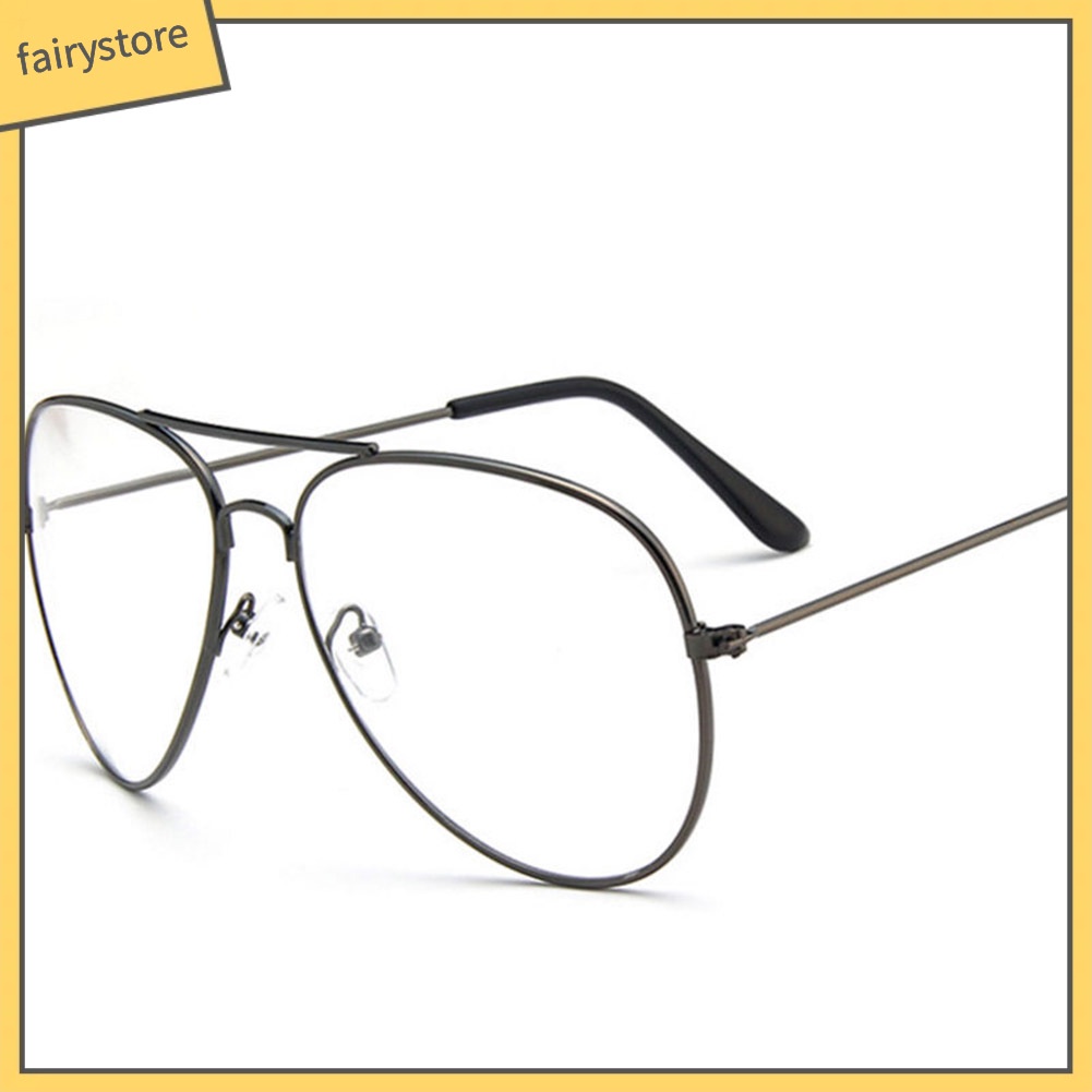 Mắt Kính Gọng Kim Loại Phong Cách Retro