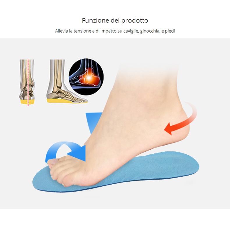 Miếng Lót Giày Bằng Silicone Chống Sốc Dùng Cho Giày Thể Thao