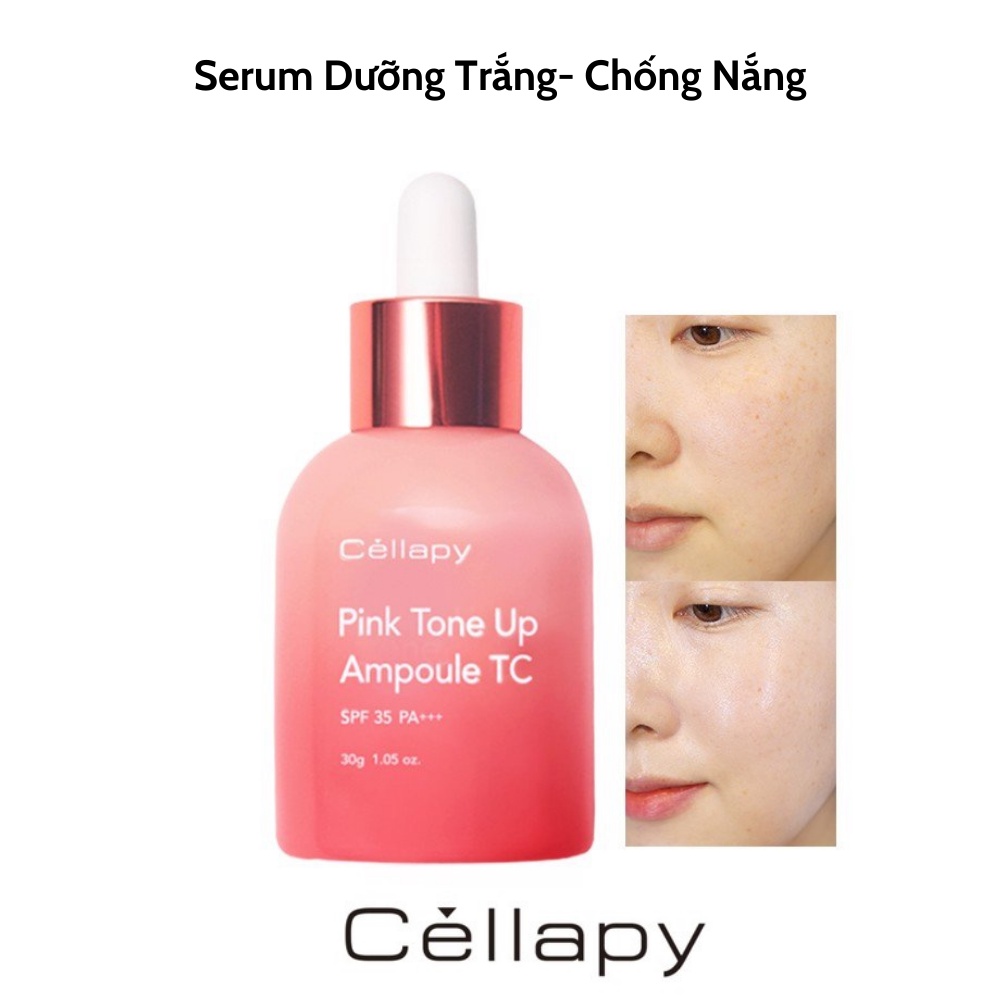 Serum Dưỡng Trắng Và Chống Nắng Lên Tông Cellapy Tone Up Ampoule