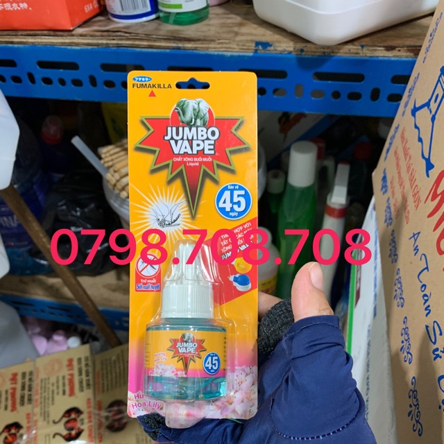 Tinh dầu xông đuổi muỗi Jumbo