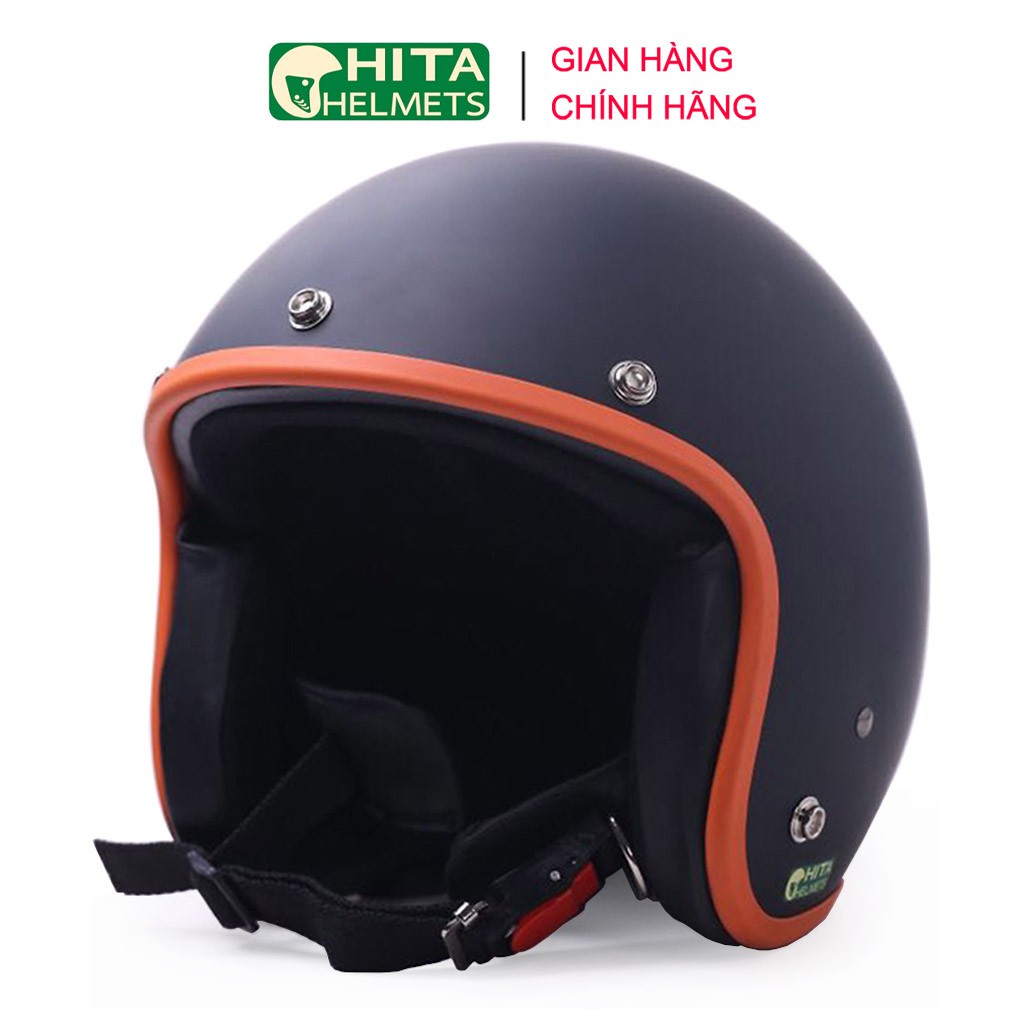 Nón bảo hiểm phượt CHITA HELMETS CT1, dáng 3/4 đầu an toàn, bền bỉ, thời trang