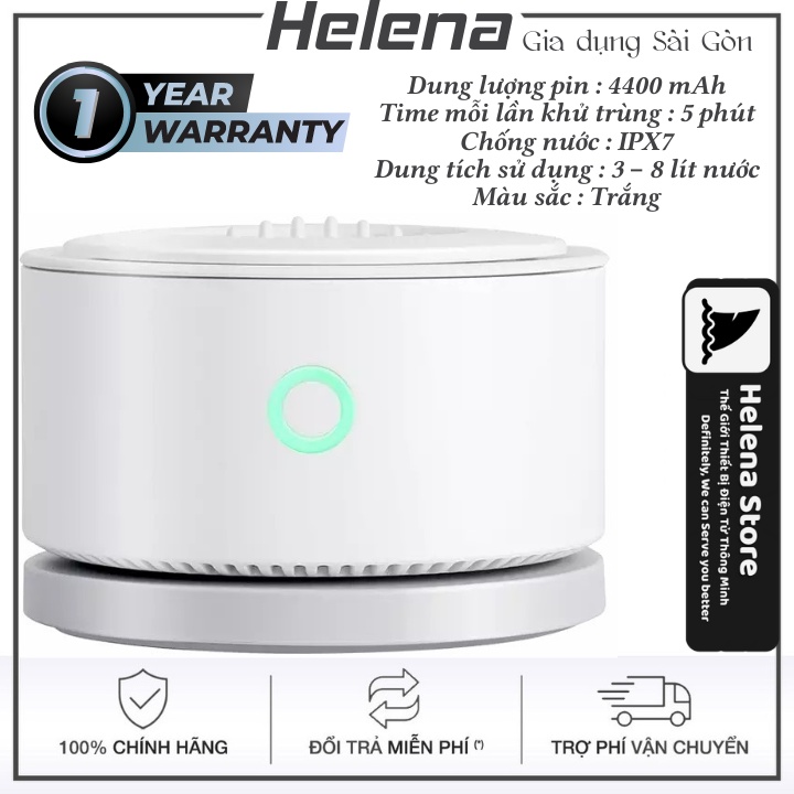 Máy khử trùng thực phẩm Xiaomi YOUBAN UPS-01-Khử độc hoa quả-Tiêu diệt vi khuẩn lên đến 99% chính hãng bảo hành 12 tháng