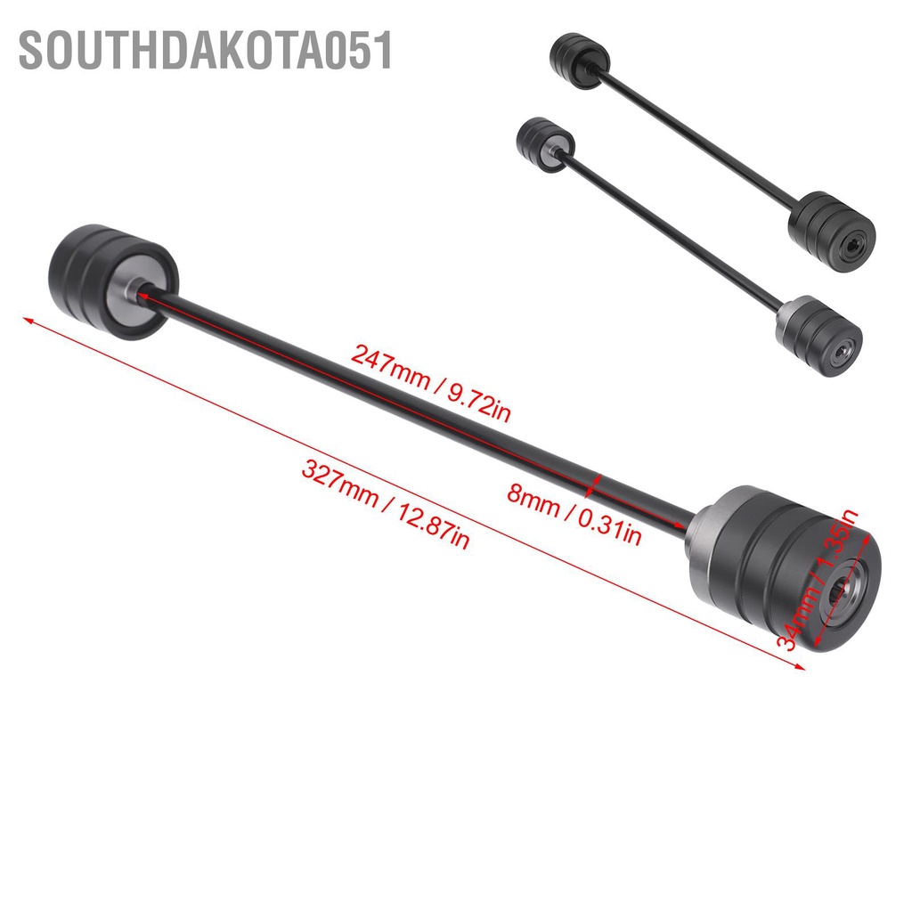 Southdakota051 Bánh xe trước Trục trượt ngã ba Phù hợp cho Triumph Speed ​​Twin 1200 / Thruxton 1200R