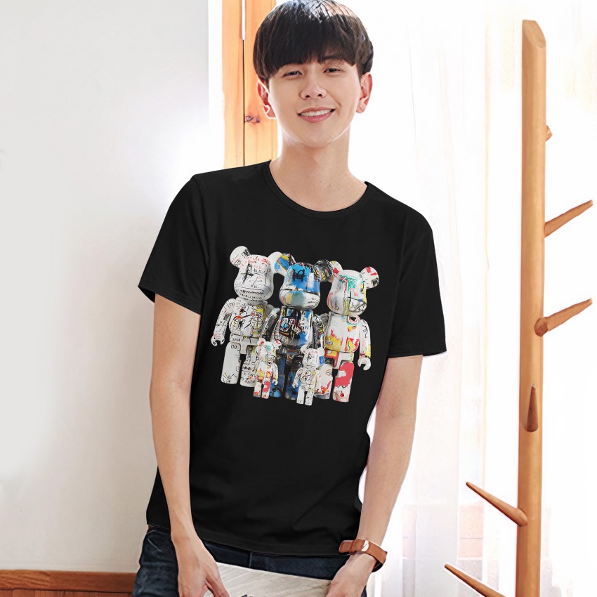 Áo thun in hình BEEBEE  Bearbrick gia đình-BBGD001 ( trắng) 100% COTTON | BigBuy360 - bigbuy360.vn