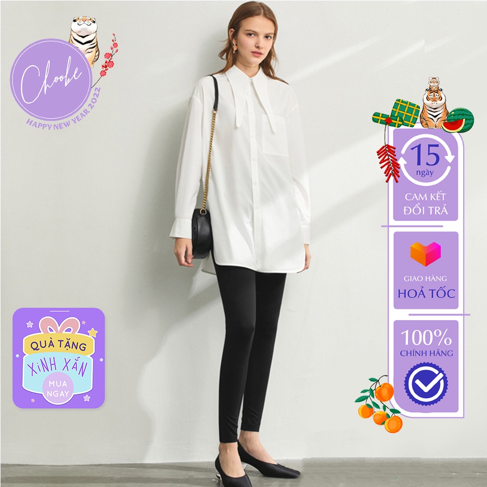Quần legging nữ Choobe dài lưng cạp cao giữ nhiệt leggin thun ôm bó vải dày dặn bigsize Q15