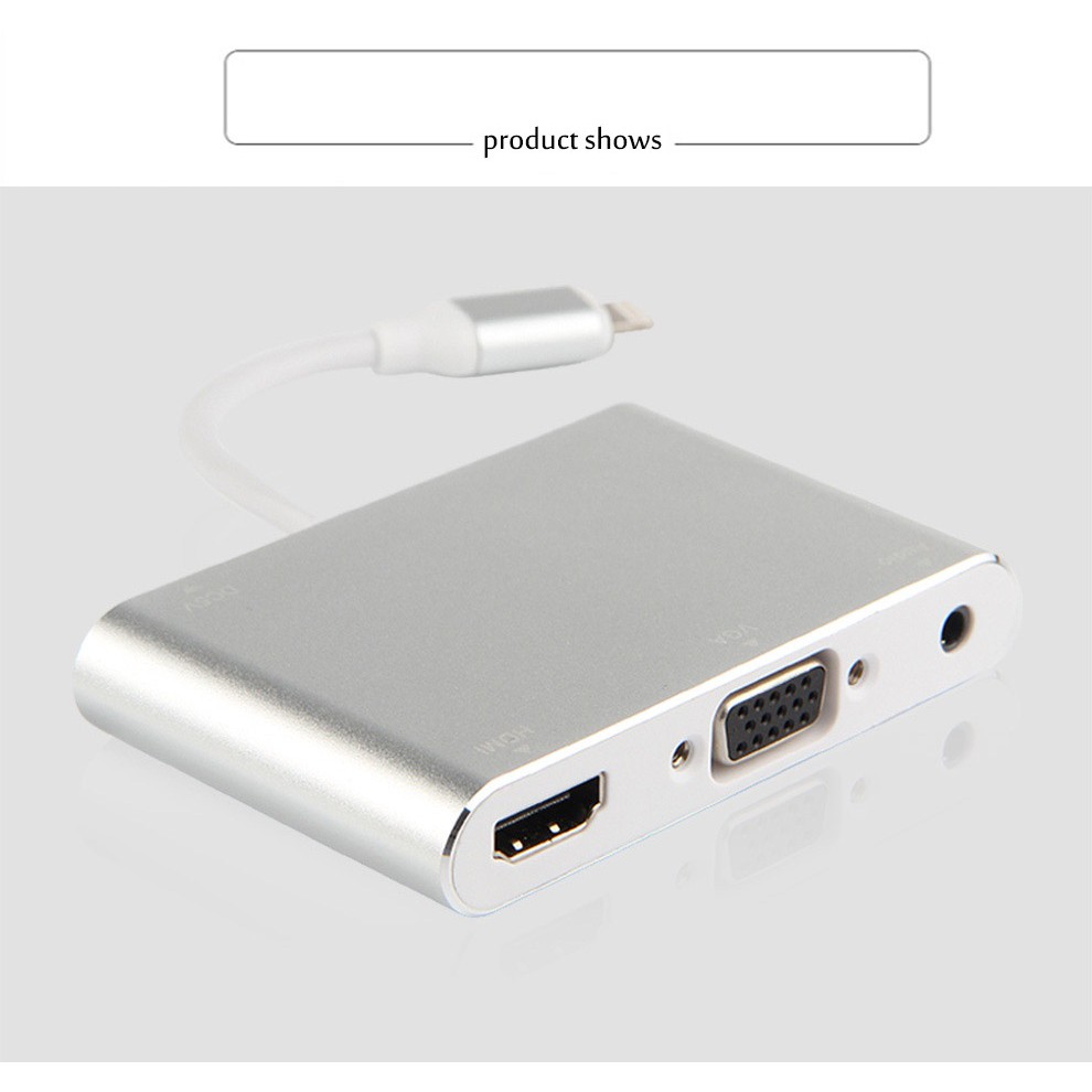 Cáp Lightning to HDMI + VGA cho iPhone , iPad