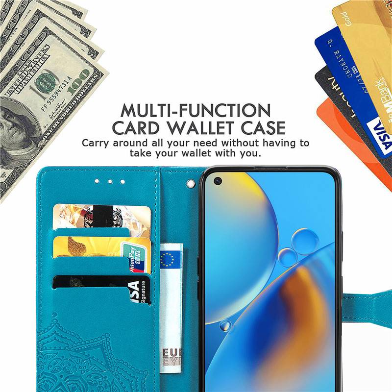 Bao Da Điện Thoại PU Nắp Lật Kèm Ngăn Đựng Thẻ In Họa Tiết Nổi Cho OPPO A74 A74 A73 A53 A7 5G | BigBuy360 - bigbuy360.vn