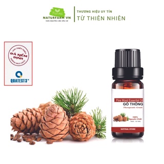 10ml tinh dầu gỗ thông nguyên chất organic - pine wood essential oil