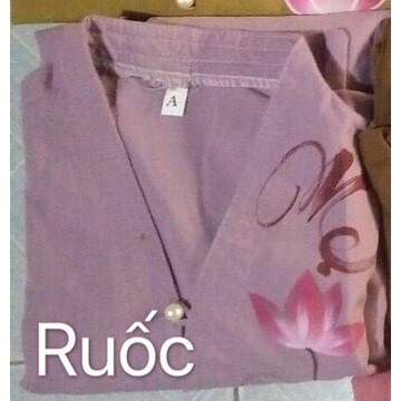 Bà lai nhật bé gái - Đồ lam đi chùa bé gái - Set lam Phật tử bé gái - Huỳnh Gia