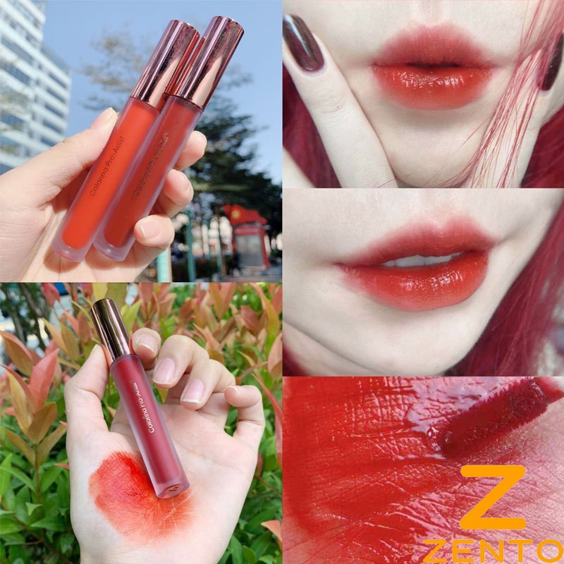 Son kem lì tạo độ bóng ống tròn xinh xắn đáng yêu son lì lâu trôi bảng màu cực hot ZH-039