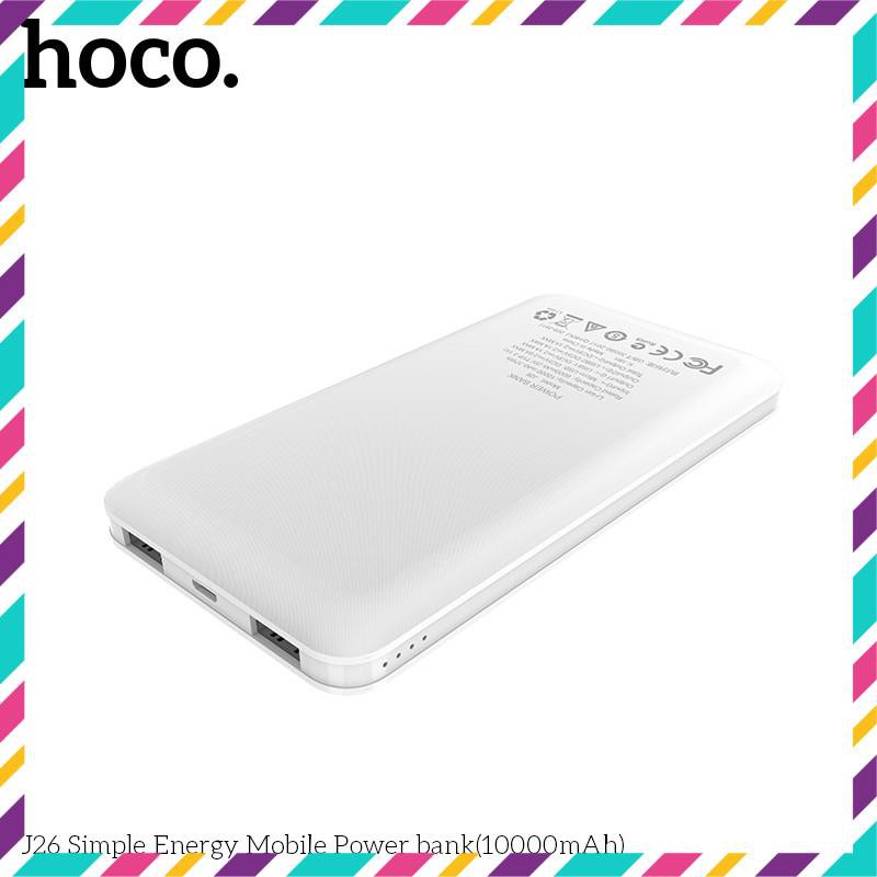 [BH 6 tháng] Sạc Dự Phòng hoco. J26 10000mah Tiện Dụng Dễ Mang Theo