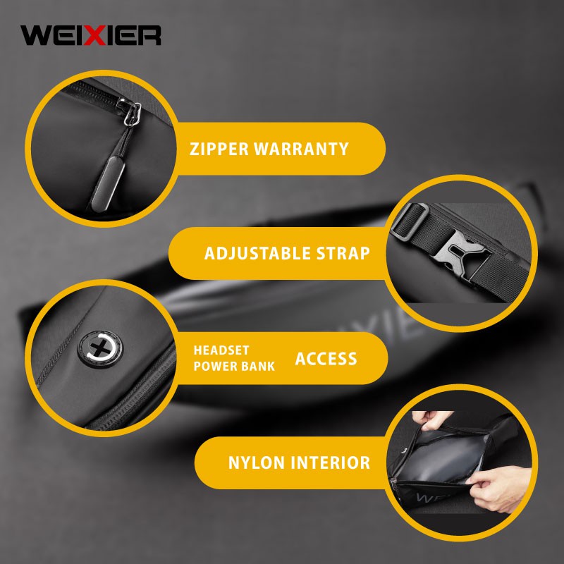 Túi đeo hông Túi đeo thắt lưng Weixier cao cấp chống thấm nước kiểu dáng thời trang | BigBuy360 - bigbuy360.vn