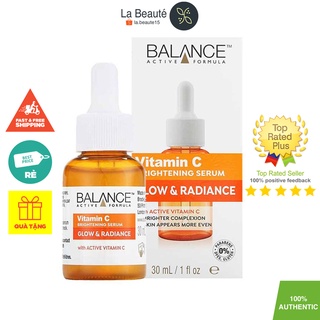 [Hàng Công Ty] Balance Vitamin C Brightening Serum Glow & Radiance - Tinh Chất VitaminC Thế Hệ Mới 30ml