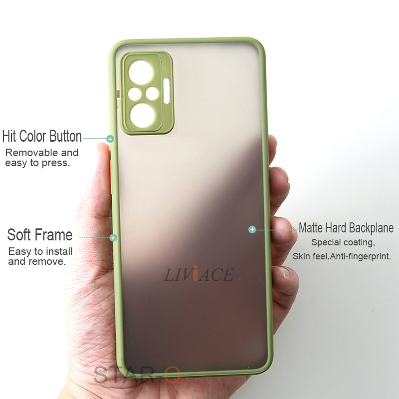 Ốp điện thoại mặt nhám bảo vệ camera cho Oppo A16 A15s Reno 6Z 4 5 A54 A74 A94 A31 A52 A72 A92