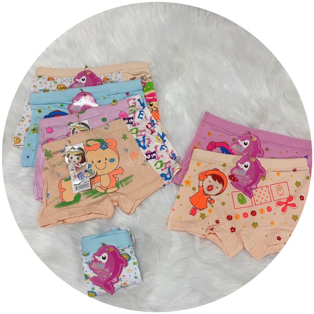 Quần chip đùi mặc váy bé gái cotton co giãn siêu đẹp - hàng nhập loại 1