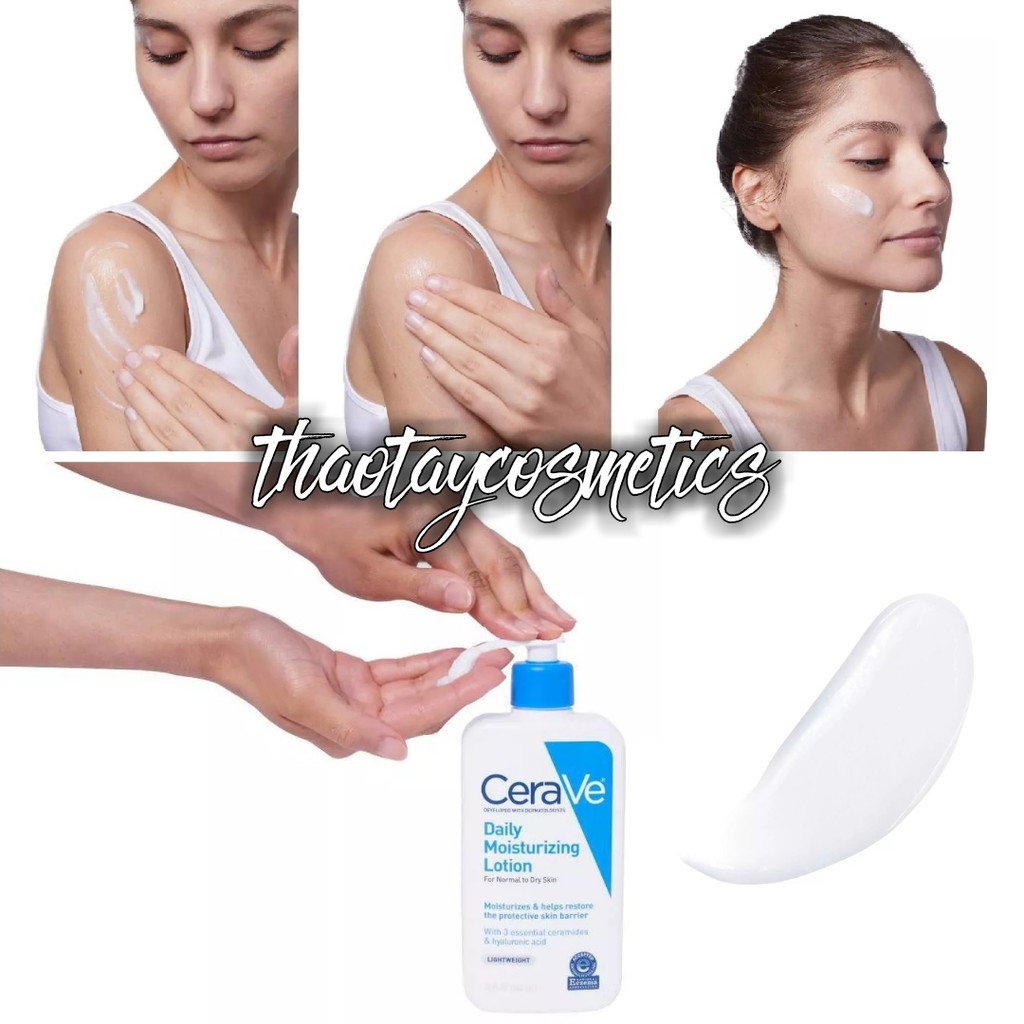 [Hàng Mỹ] Sữa dưỡng ẩm cho da khô CeraVe Daily Moisturizing Lotion