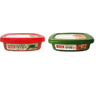 Combo 01 hộp tương ớt gochujang + 01 hộp tương trộn ssamjang nhập khẩu hàn quốc