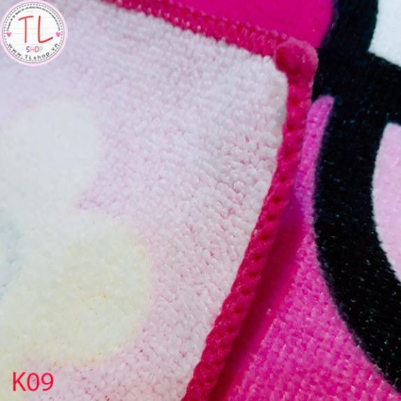 Khăn tắm - Khăn tắm choàng có mũ HELLO KITTY - Đồ dùng cho bé - Khăn tắm cho bé