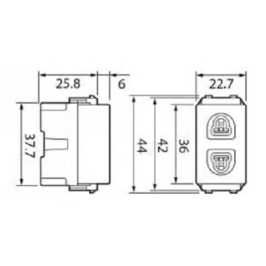 Ổ cắm đơn có màng che, -16A, loại cắm nhanh/bắn vít-Panasonic -WEV1081SW/WEV1081H