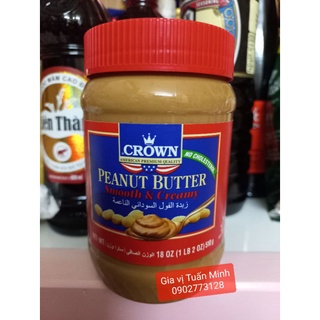 Bơ đậu phộng cream crown - 510g