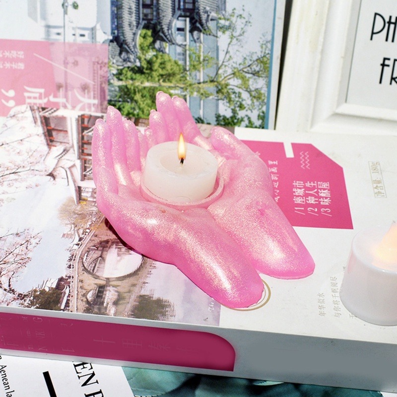 Sa Khuôn Silicon Làm Đế Nến Bằng Resin DIY