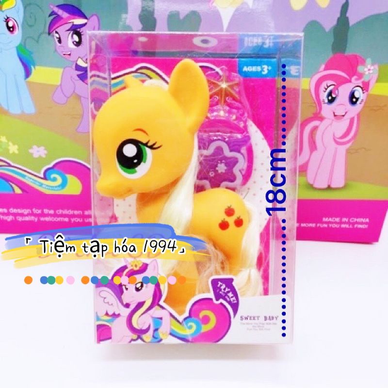 BỘ 6 CON MÔ HÌNH PONY MÀU NHƯ HÌNH CHỤP