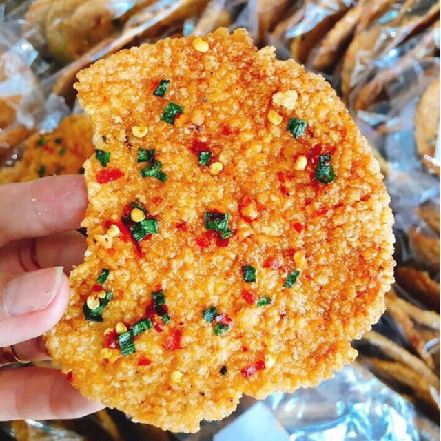 10 bịch cơm cháy mắm hành