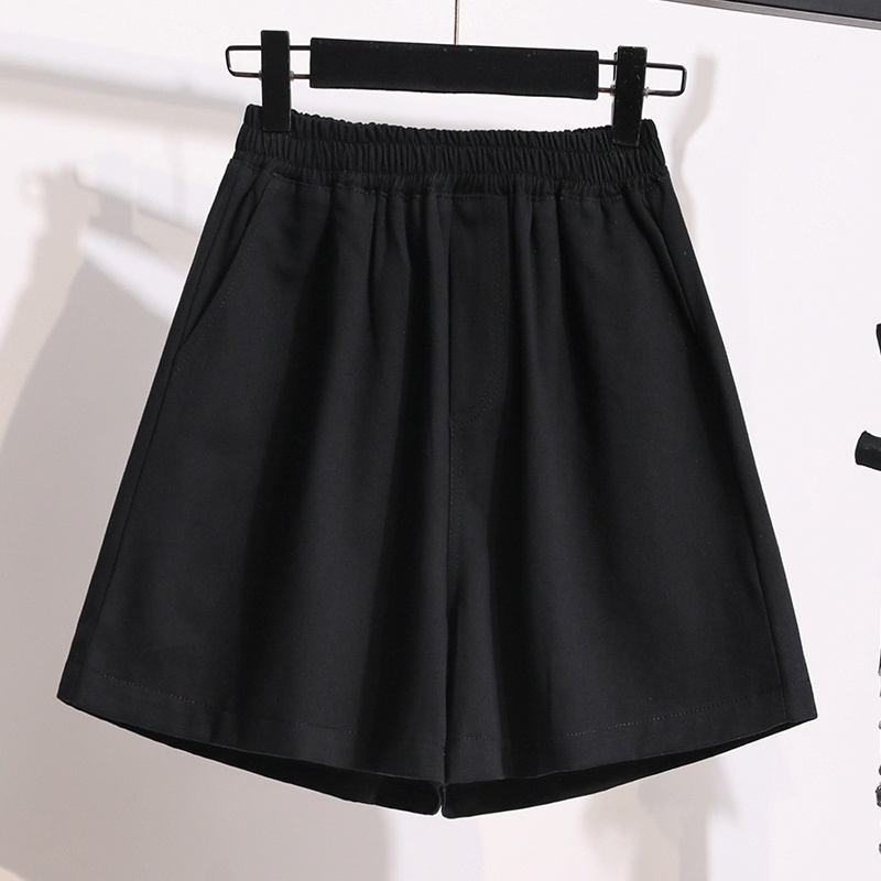 Quần short jean ống rộng dáng rộng lưng cao dày dặn thời trang mùa hè cho nữ có size lớn M-5XL đến 100kg
