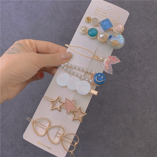 Set 8 kẹp tóc phong cách retro thời trang cho nữ