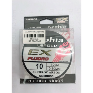 Dây câu shimano sephia leader EX fluoro 100m
