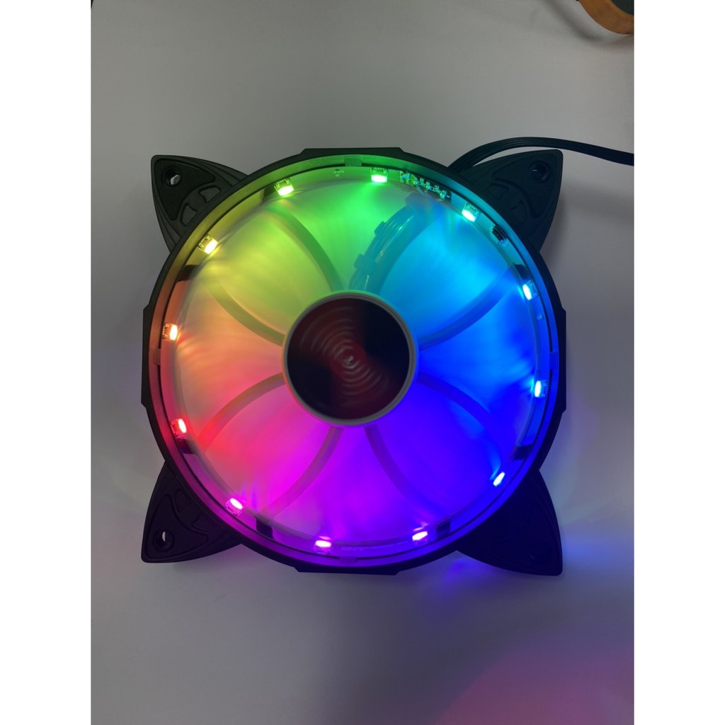 Quạt Tản Nhiệt, Fan Case Coolmoon M2 Led RGB - Không Cần Hub