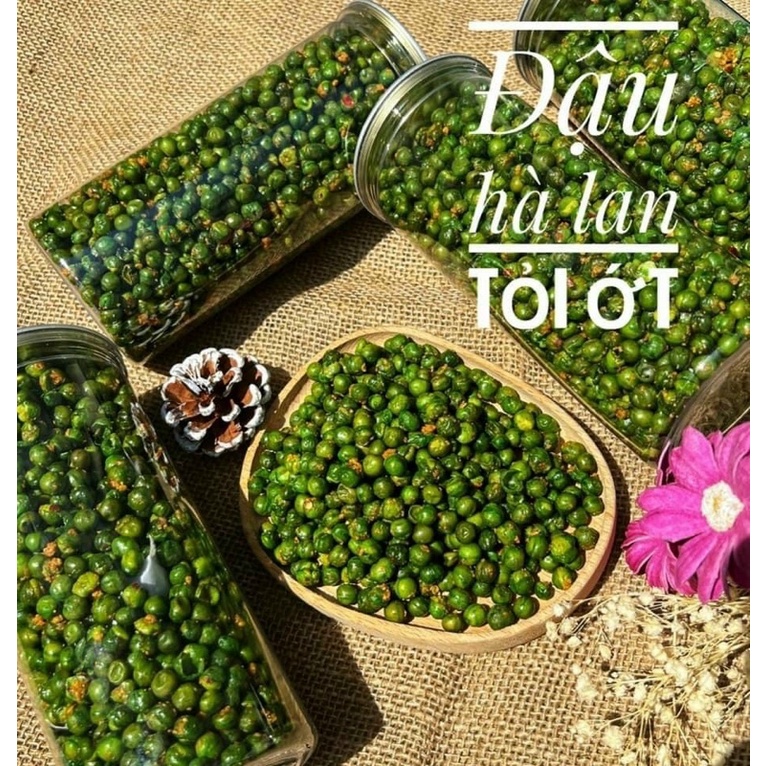 [450gr] Đậu Hà Lan Sấy tỏi Ớt loại đặc biệt