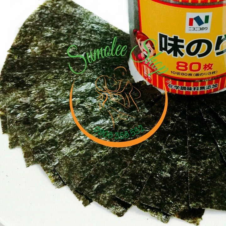 Rong Biển Ăn Liền / Cuộn Cơm 80 Miếng Nhật - DATE 4.2024