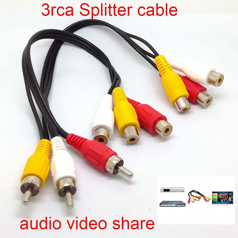 Dây Cáp Âm Thanh / Video AV / DVD 3RCA / 6RCA