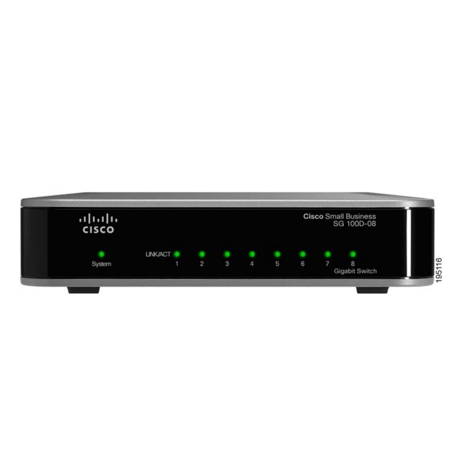 Bộ chia mạng Cisco SG100D-08 Unmanaged Switch 8port 10/100/1000Mbps