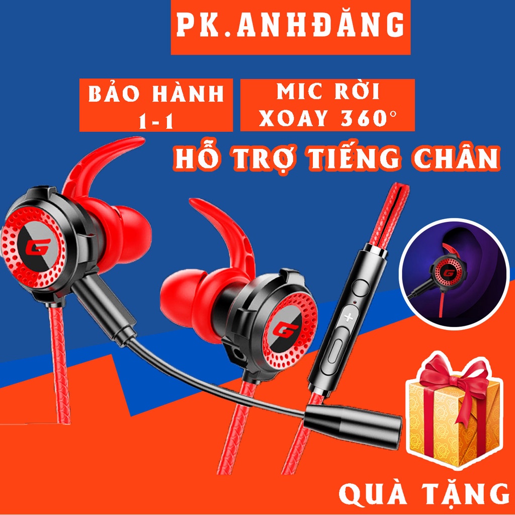 Tai Nghe Gaming Có Mic Dành Cho Game Thủ, Tai Nghe Chơi Game Điện Thoại Nhét Tai G20s