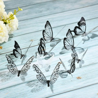 Miếng Dán Tường Trang Trí Hình Bướm 3d Jp7