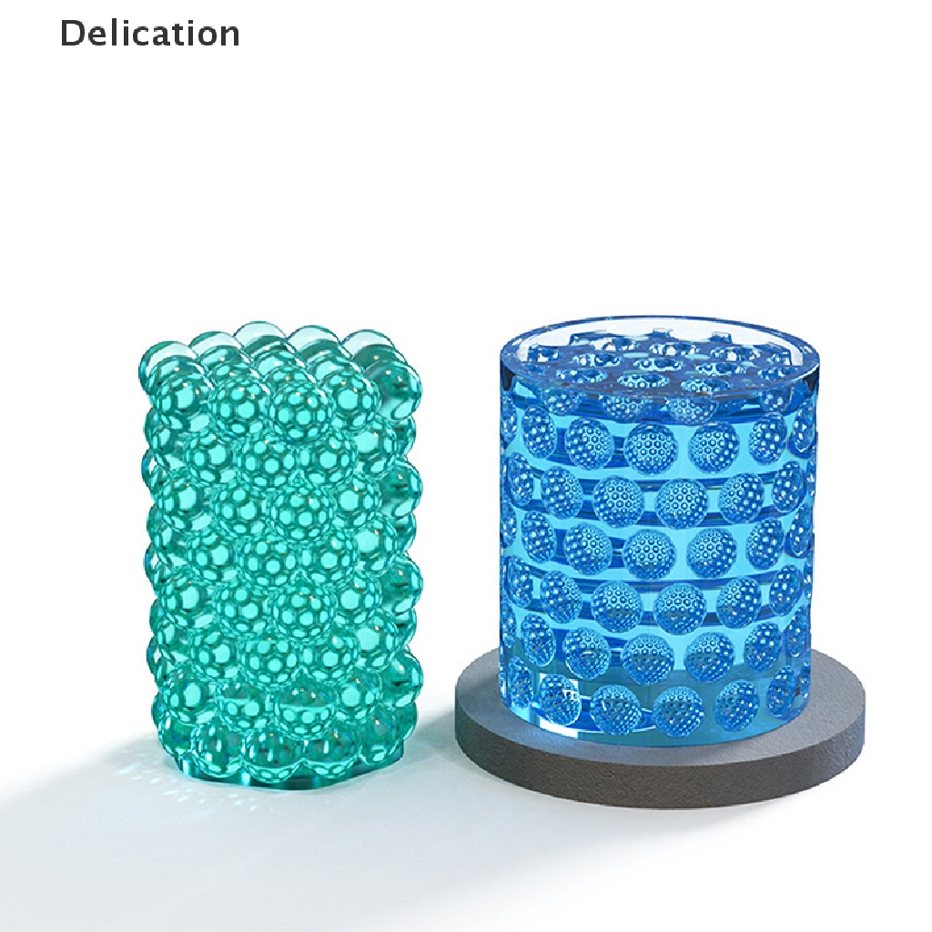 Khuôn Silicone Hình Trụ Làm Bánh Sáp Nghệ Thuật