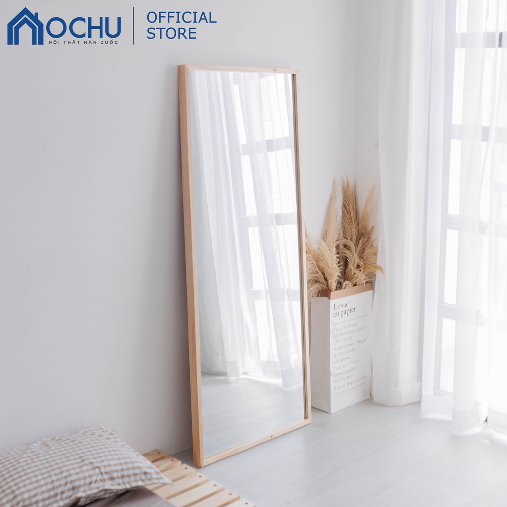 Gương Đứng Soi Toàn Thân Khung Gỗ OCHU - Mirror L - Natural