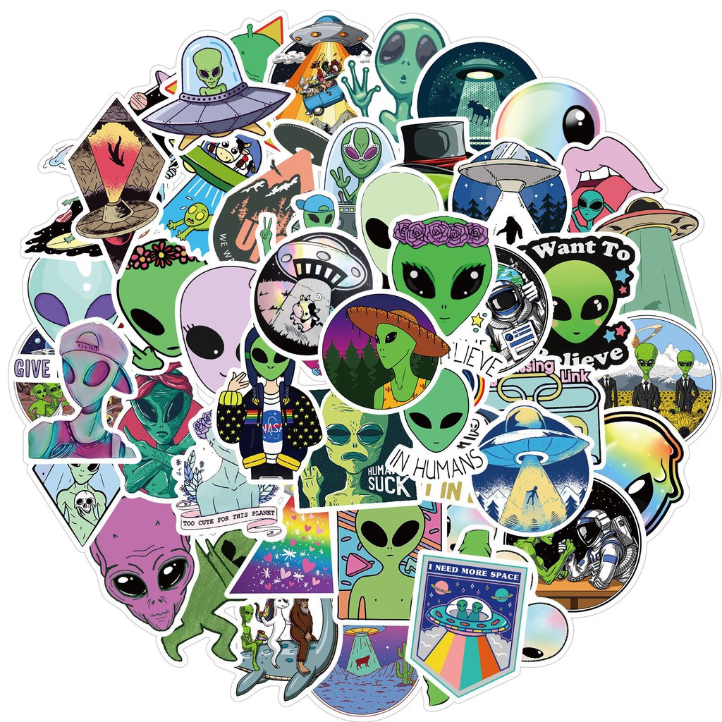 Set 10 / 25 / 50 Sticker Dán Trang Trí Đa Năng