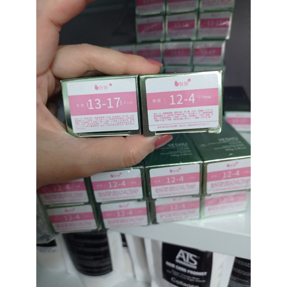 Màu nhuộm hồng trà sữa