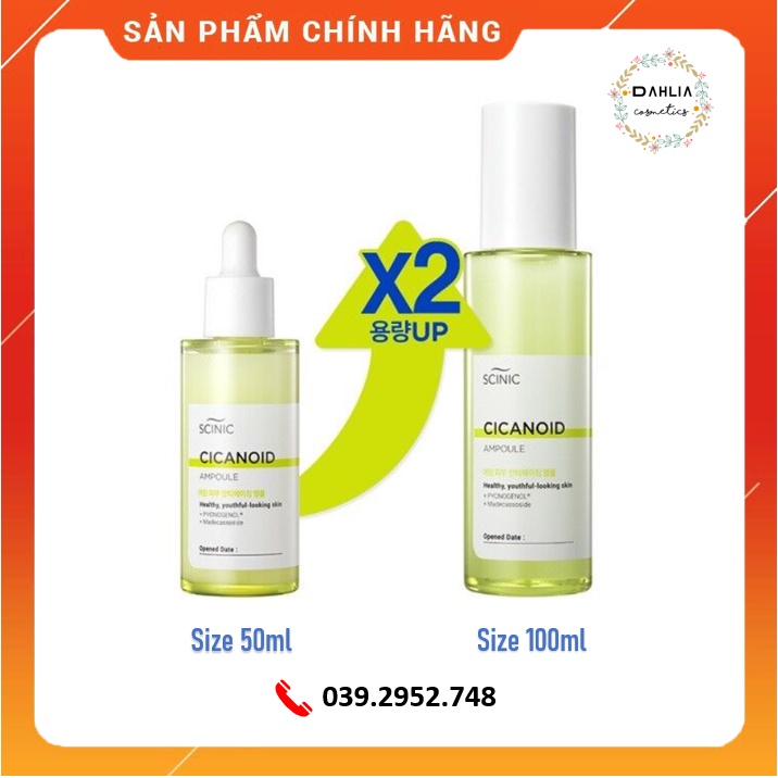 Tinh chất Scinic Cicanoid Ampoule 50ml/100ml